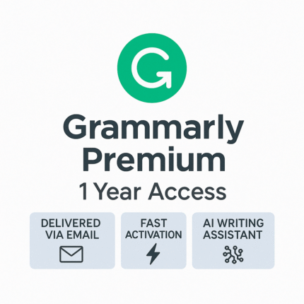 Grammarly Premium – Yearly Subscription