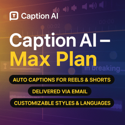 Caption AI – Max Plan Yearly
